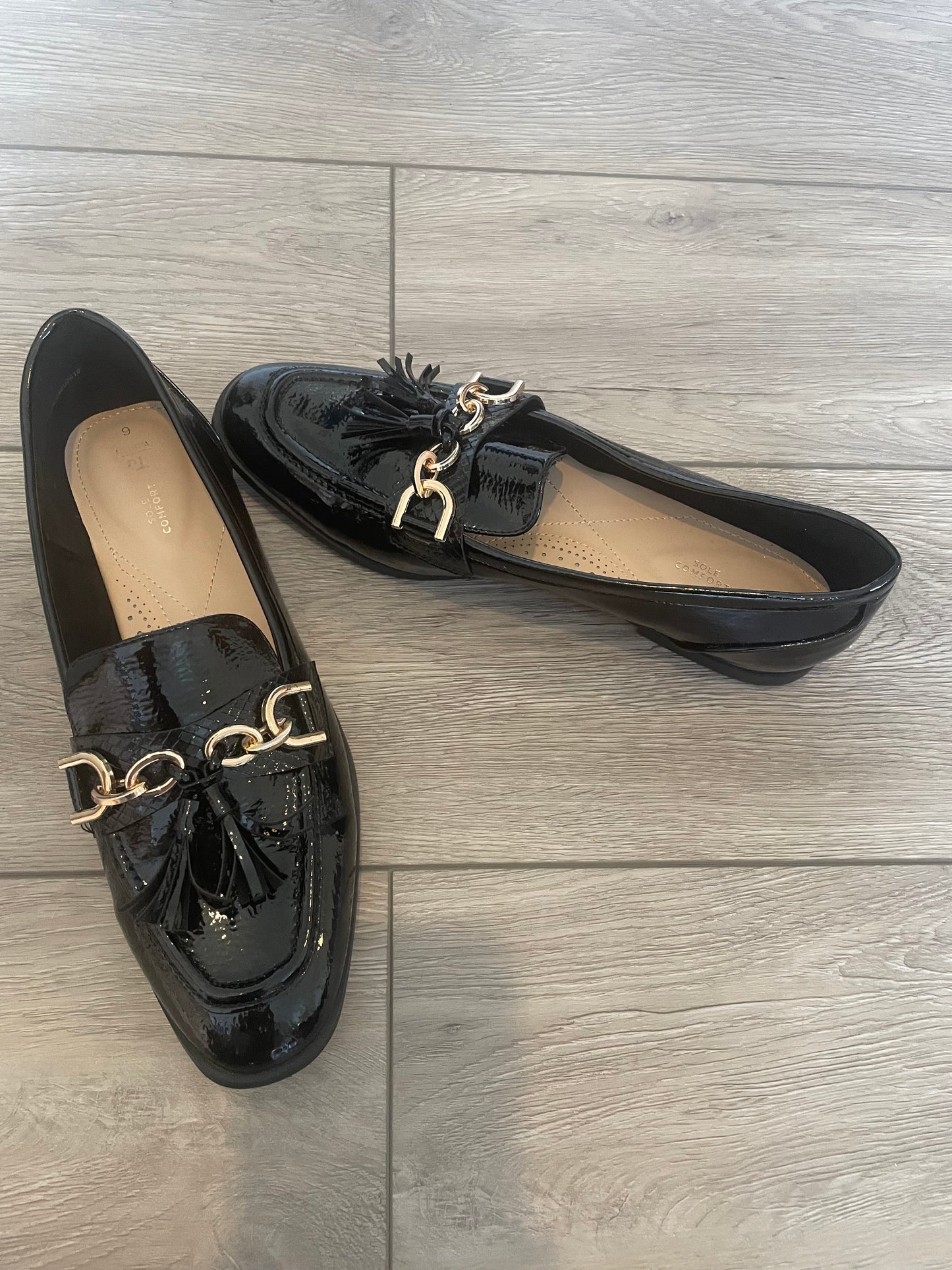 Women’s Black Patent Loafers