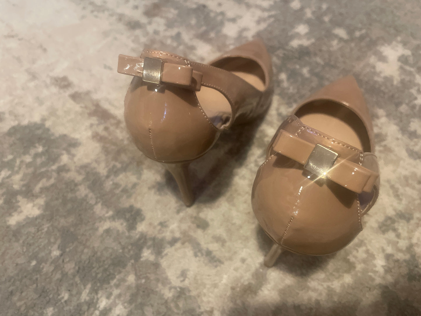 Ladies Miss KG Court Shoes with Bow Detail