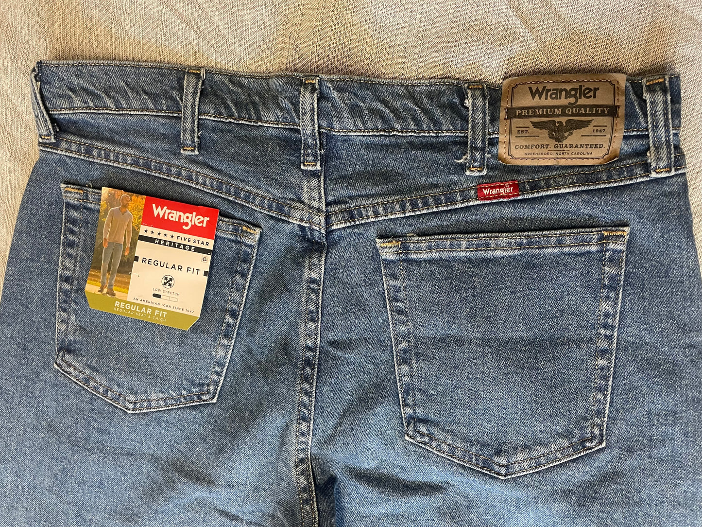 Men’s Blue Wrangler Jeans