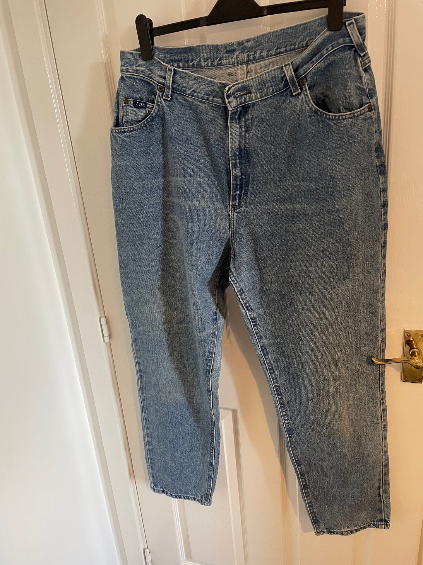 Women’s Lee High Waisted, Straight Leg Jeans