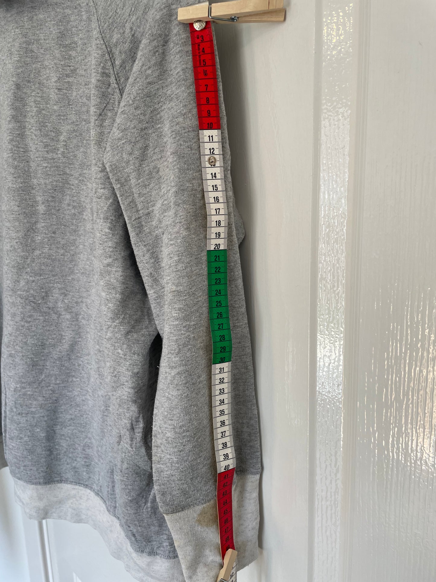 Champion Hoodie Grey and White