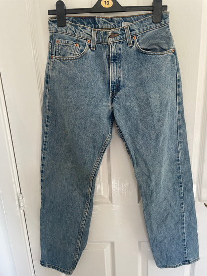 Women’s High Waisted, Straight Leg Levi’s Jeans