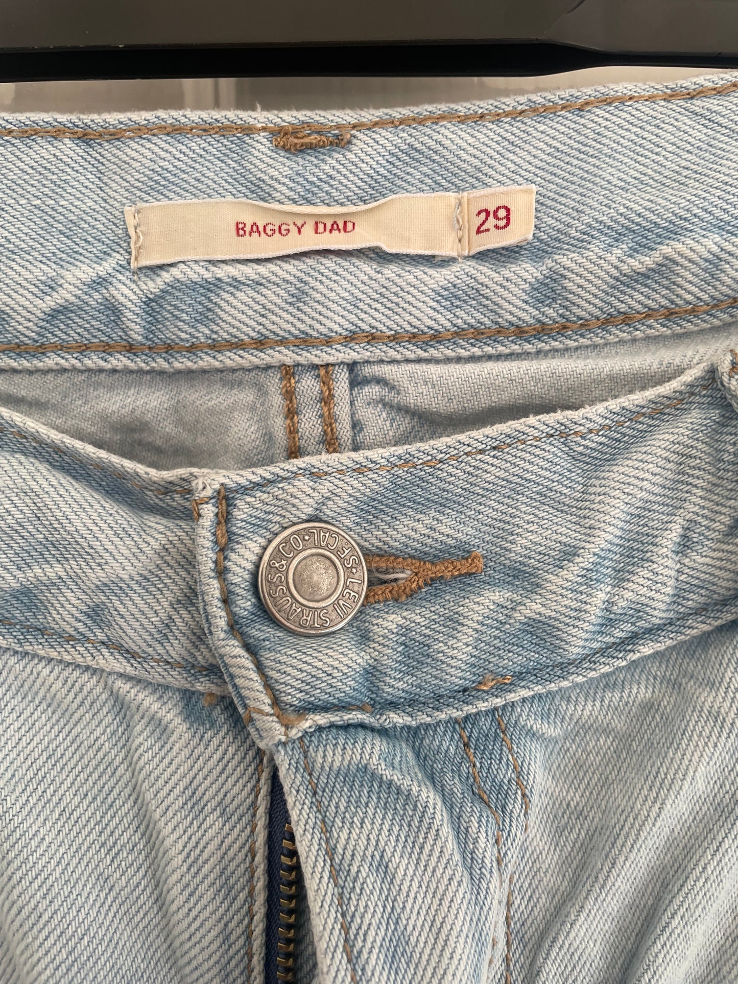 Women’s High Waisted, Straight Leg Levi’s Jeans