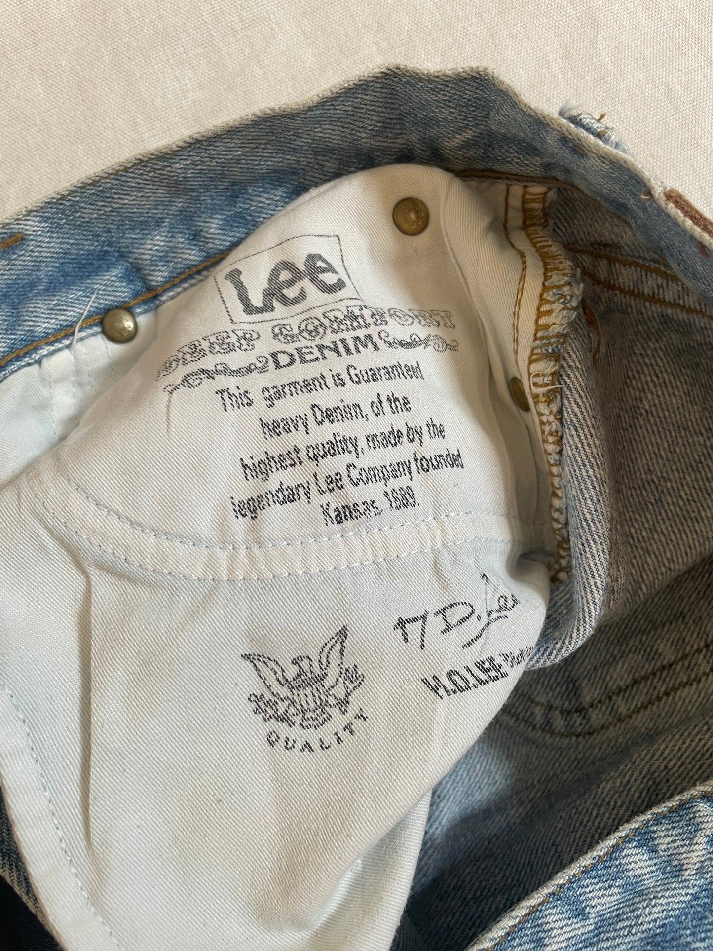 Women’s Lee Straight Leg High Waisted Jeans.