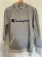 Champion Hoodie Grey and White