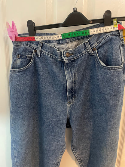 Women’s Lee High Waisted, Straight Leg Jeans