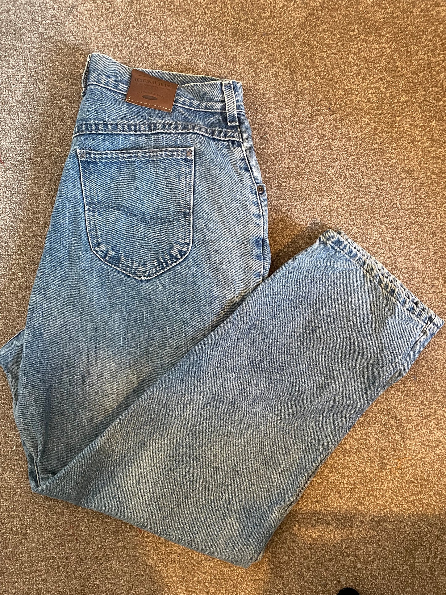 Women’s Lee High Waisted, Straight Leg Jeans