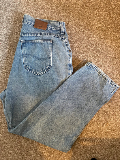 Women’s Lee High Waisted, Straight Leg Jeans