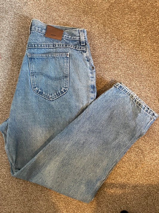 Women’s Lee High Waisted, Straight Leg Jeans