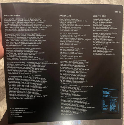 Dire Straits – Love Over Gold (1982 UK Original Pressing – Vertigo 6359 109) – Great Condition