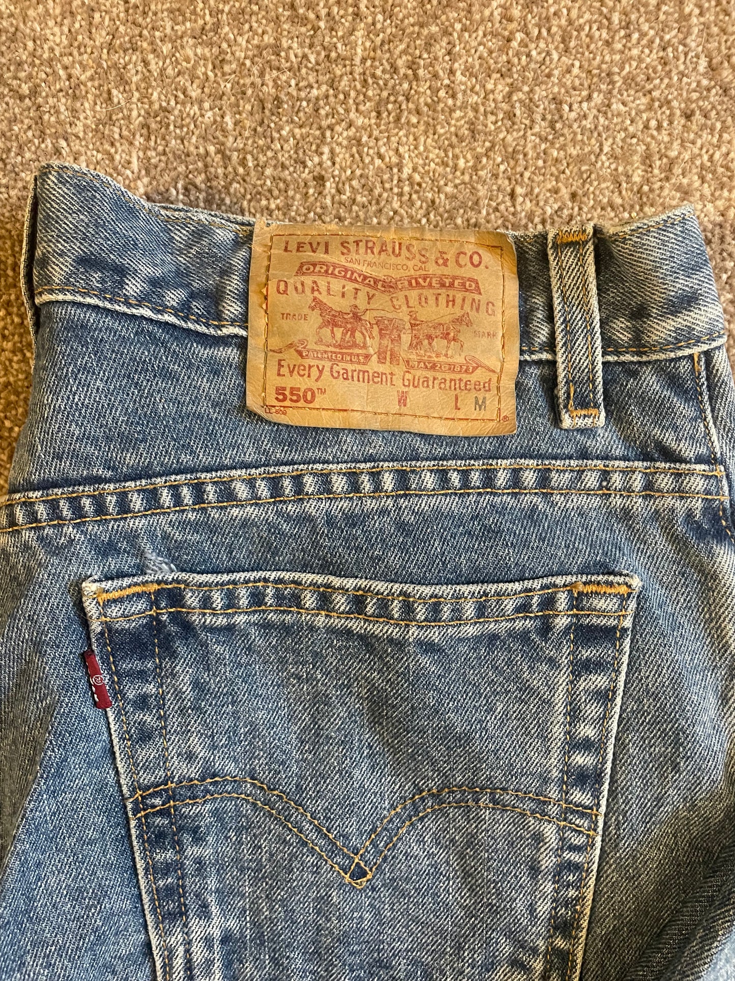 Women’s Levi’s High Waisted, Straight Leg Jeans