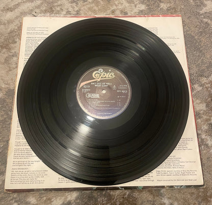 Meat Loaf – Bat Out of Hell (1977 UK Pressing – Epic EPC 82419) LP + Lyric Insert