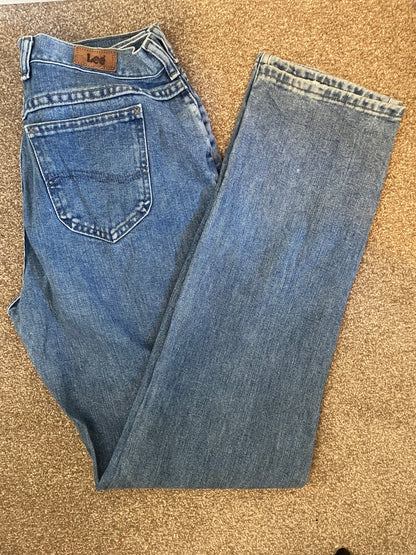 Women’s Lee High Waisted, Straight Leg Jeans
