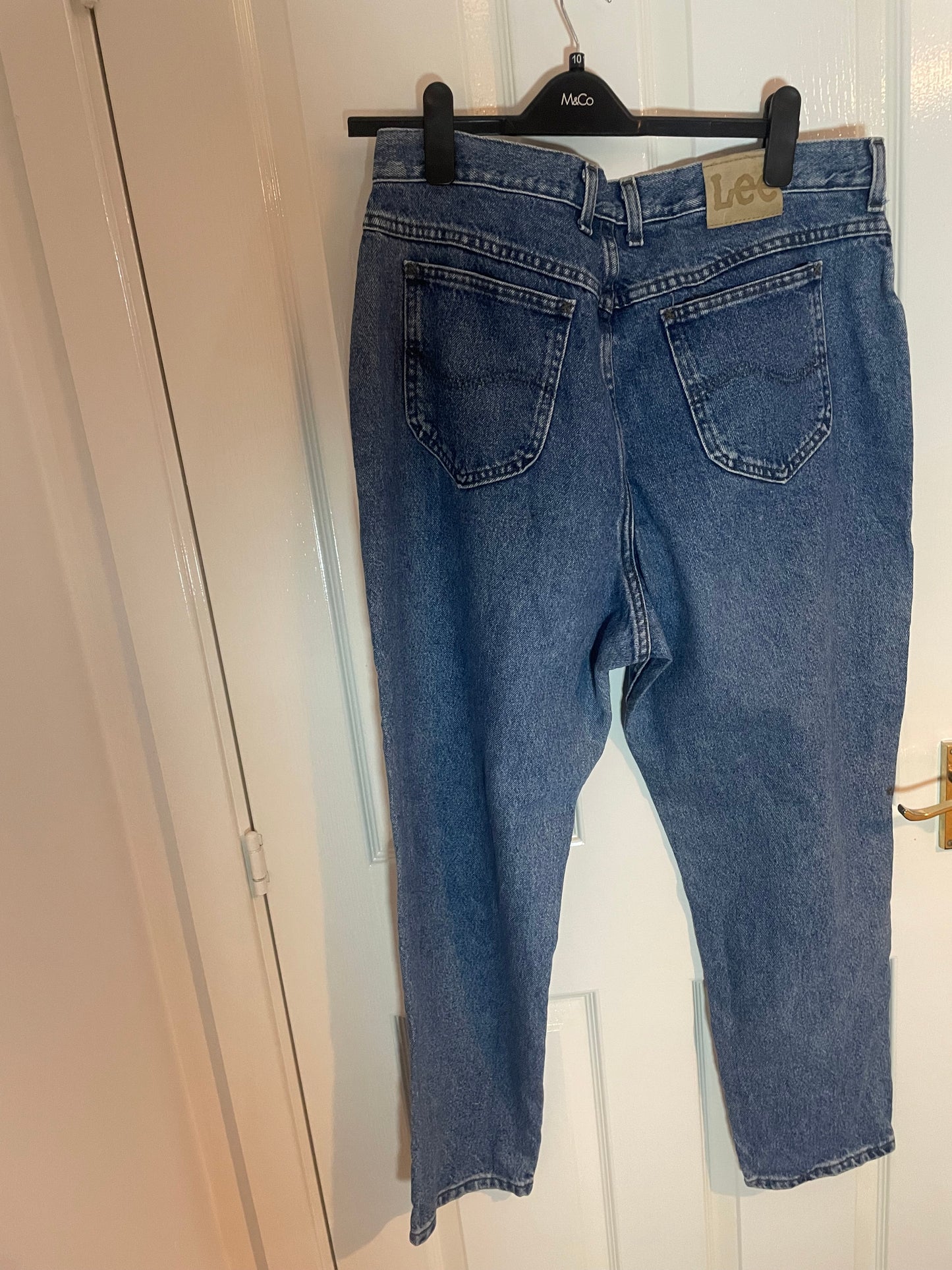 Women’s Lee High Waisted, Straight Leg Jeans