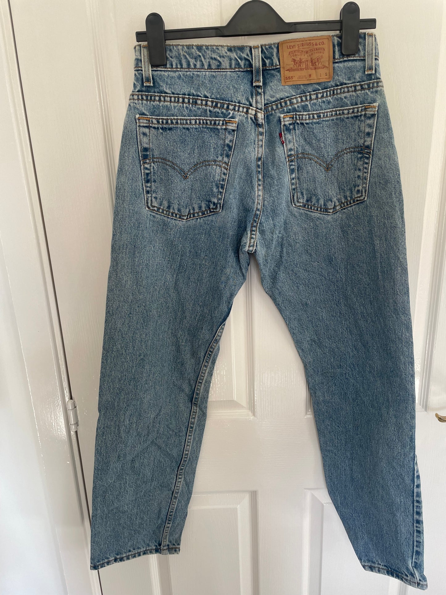 Women’s High Waisted, Straight Leg Levi’s Jeans