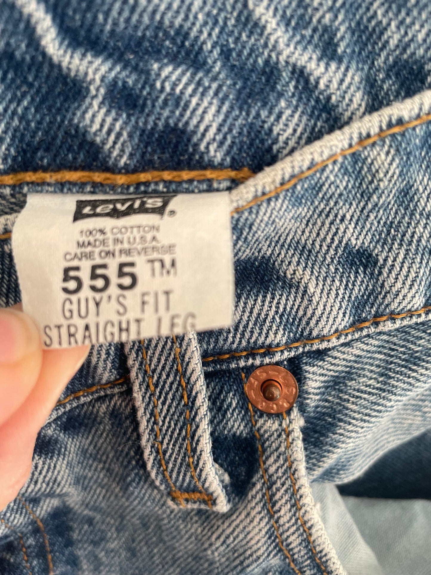 Women’s High Waisted, Straight Leg Levi’s Jeans