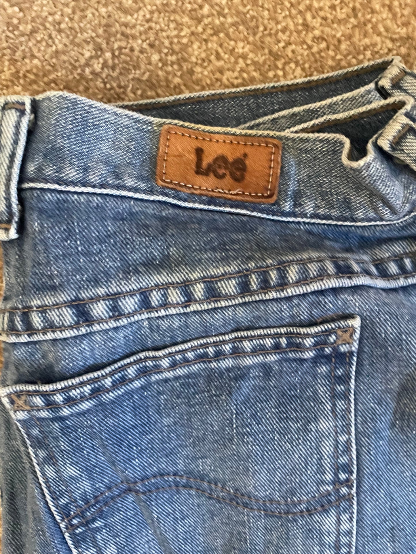 Women’s Lee High Waisted, Straight Leg Jeans