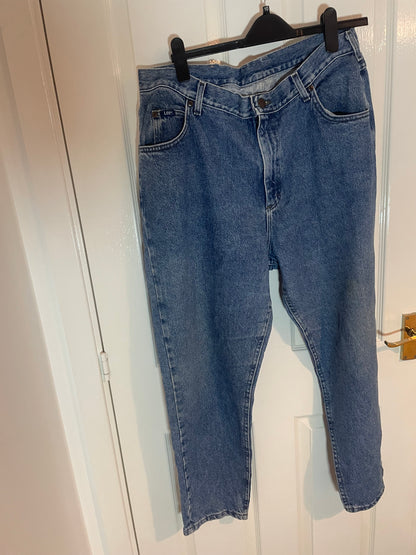 Women’s Lee High Waisted, Straight Leg Jeans