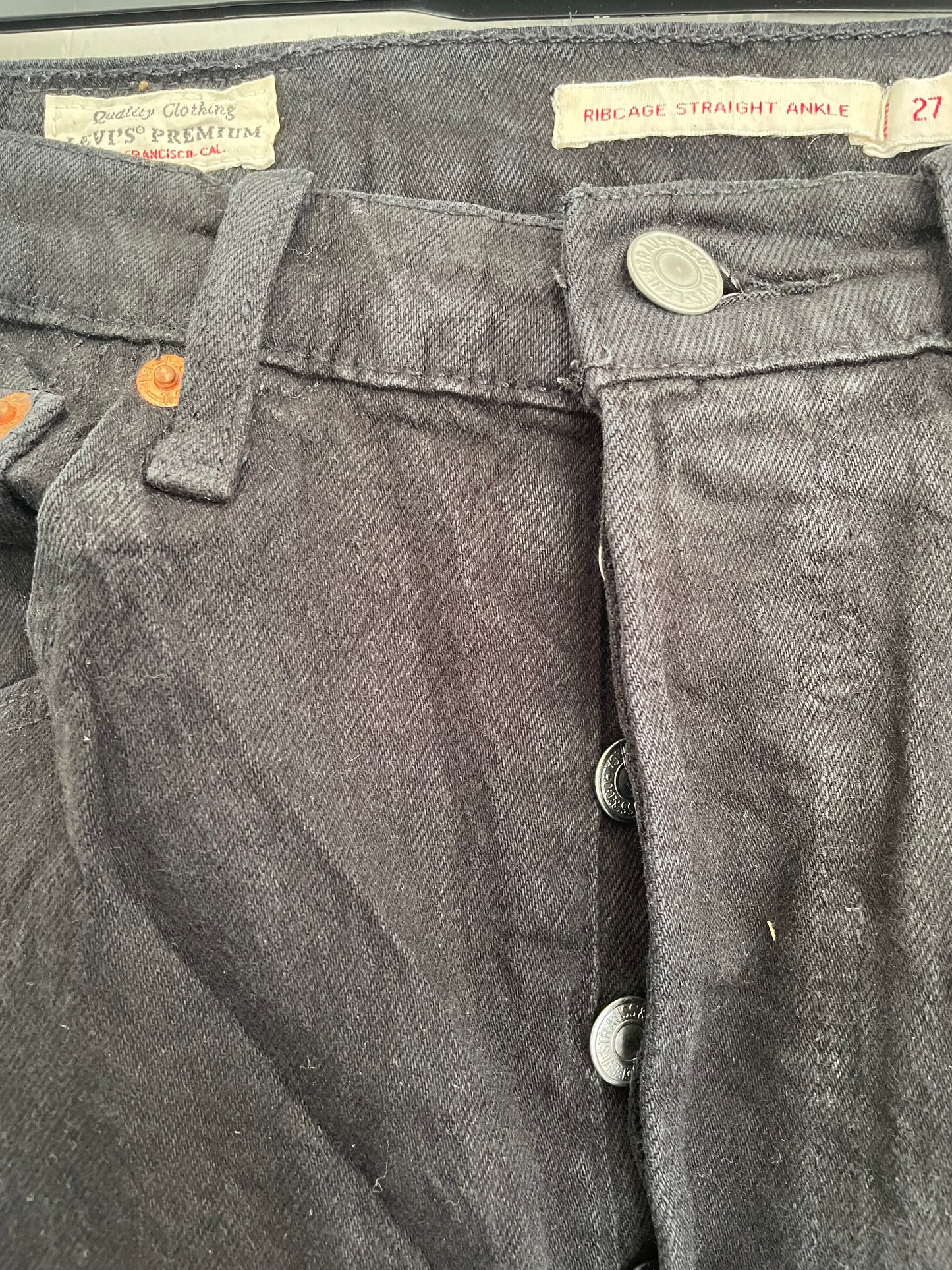 Women’s Levi’s Premium Ribcage Striaght Ankle, High Waisted Jeans